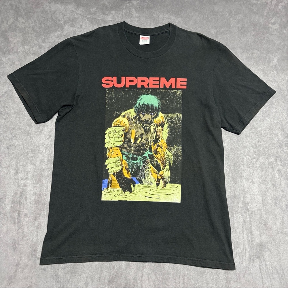 Supreme Ronin Tee Mens Size L Black Short Sleeve SS23 Authentic Streetwear